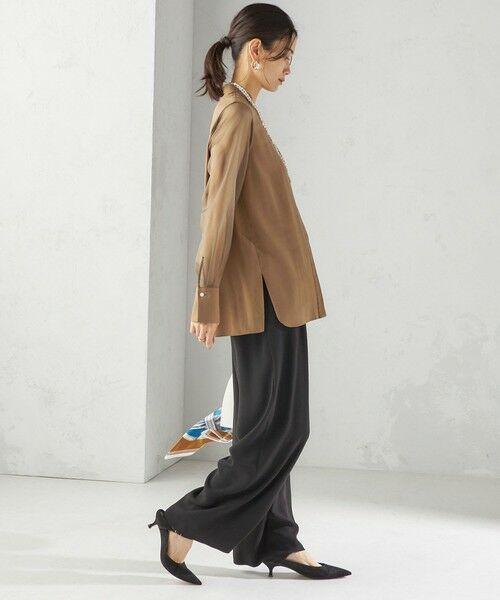 SHIPS / シップス シャツ・ブラウス | 〈手洗い可能〉シアー 袖 ポケット デザイン シャツ | 詳細19