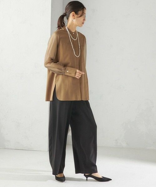 SHIPS / シップス シャツ・ブラウス | 〈手洗い可能〉シアー 袖 ポケット デザイン シャツ | 詳細20