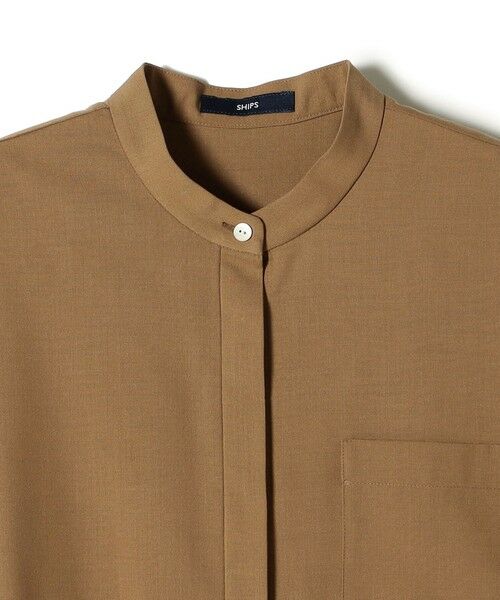 SHIPS / シップス シャツ・ブラウス | 〈手洗い可能〉シアー 袖 ポケット デザイン シャツ | 詳細30