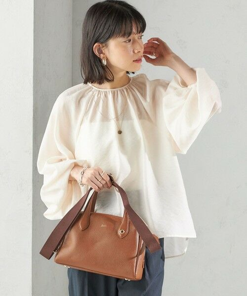 SHIPS / シップス シャツ・ブラウス | 〈手洗い可能〉シアー バンブー ギャザー ブラウス | 詳細11