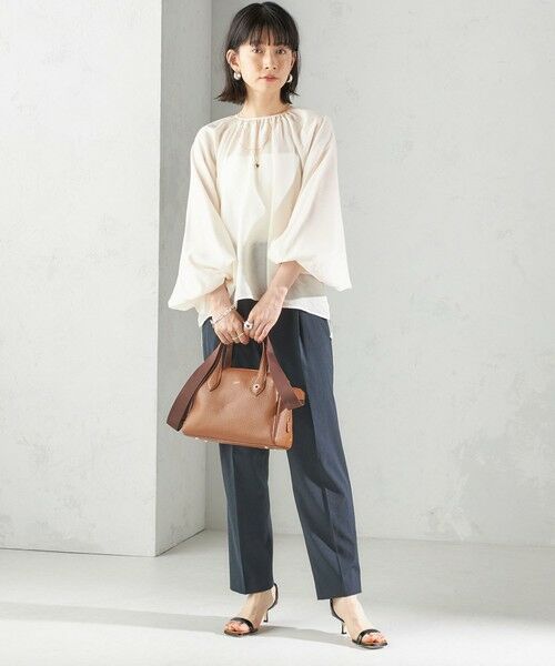 SHIPS / シップス シャツ・ブラウス | 〈手洗い可能〉シアー バンブー ギャザー ブラウス | 詳細6