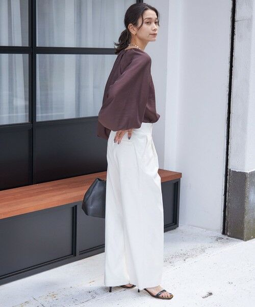 SHIPS / シップス シャツ・ブラウス | 〈手洗い可能〉シアー バンブー ギャザー ブラウス | 詳細21