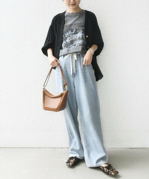 SHIPS / シップス カーディガン・ボレロ | 【WEB限定】〈手洗い可能〉シアー Vネック フレア シャツ カーディガン | 詳細22