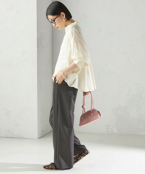 SHIPS / シップス シャツ・ブラウス | 〈手洗い可能〉セルロース ツイル 羽織 シャツ | 詳細2