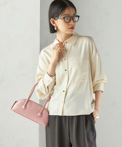 SHIPS / シップス シャツ・ブラウス | 〈手洗い可能〉セルロース ツイル 羽織 シャツ | 詳細5