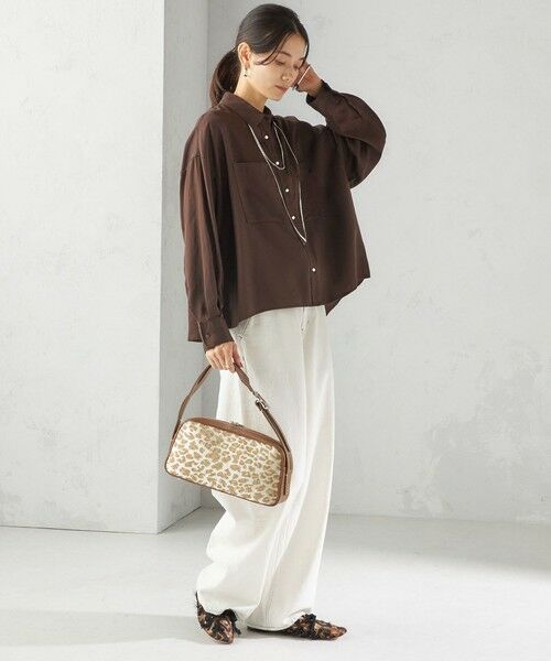 SHIPS / シップス シャツ・ブラウス | 〈手洗い可能〉セルロース ツイル 羽織 シャツ | 詳細24