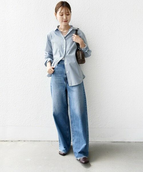 SHIPS / シップス シャツ・ブラウス | 【WEB限定】〈手洗い可能〉ストライプ 2WAY リボン シャツ | 詳細11