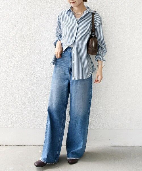 SHIPS / シップス シャツ・ブラウス | 【WEB限定】〈手洗い可能〉ストライプ 2WAY リボン シャツ | 詳細12