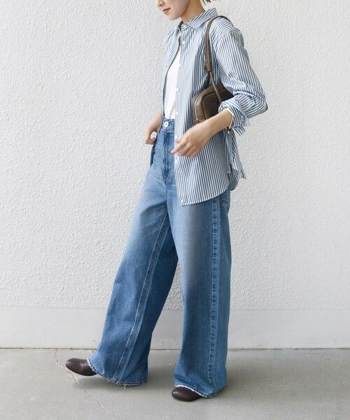 SHIPS / シップス シャツ・ブラウス | 【WEB限定】〈手洗い可能〉ストライプ 2WAY リボン シャツ | 詳細2