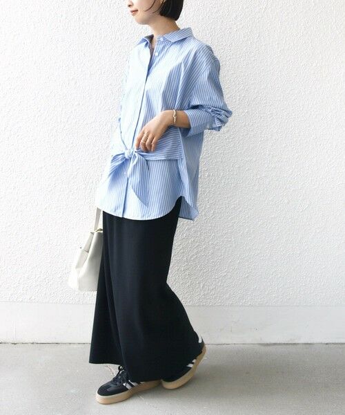 SHIPS / シップス シャツ・ブラウス | 【WEB限定】〈手洗い可能〉ストライプ 2WAY リボン シャツ | 詳細23