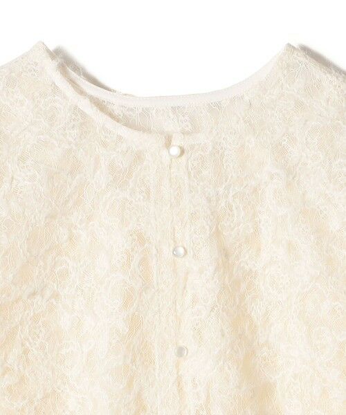 SHIPS / シップス シャツ・ブラウス | 《追加予約》【WEB限定】〈手洗い可能〉チュール フェザー レース 羽織 | 詳細26