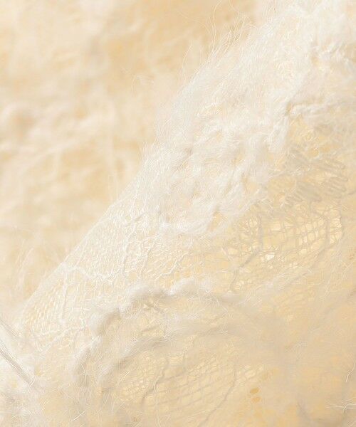 SHIPS / シップス シャツ・ブラウス | 《追加予約》【WEB限定】〈手洗い可能〉チュール フェザー レース 羽織 | 詳細28