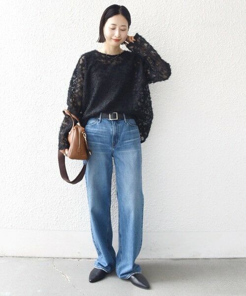 SHIPS / シップス シャツ・ブラウス | 《追加予約》【WEB限定】〈手洗い可能〉チュール フェザー レース 羽織 | 詳細29