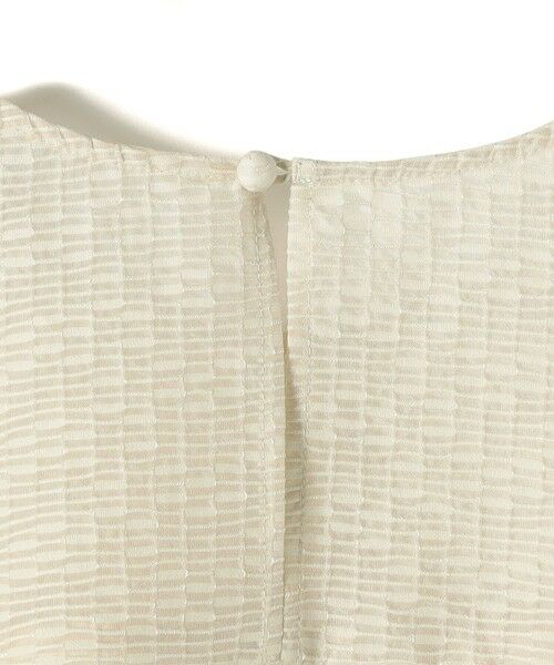 SHIPS / シップス シャツ・ブラウス | SHIPS Primary Navy Label:〈手洗い可能〉シアー ジャカード TEE ブラウス | 詳細3