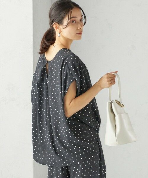 SHIPS / シップス シャツ・ブラウス | 〈手洗い可能/接触冷感〉アムンゼン ドット ドルマン ブラウス | 詳細11