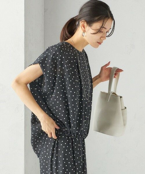 SHIPS / シップス シャツ・ブラウス | 〈手洗い可能/接触冷感〉アムンゼン ドット ドルマン ブラウス | 詳細12