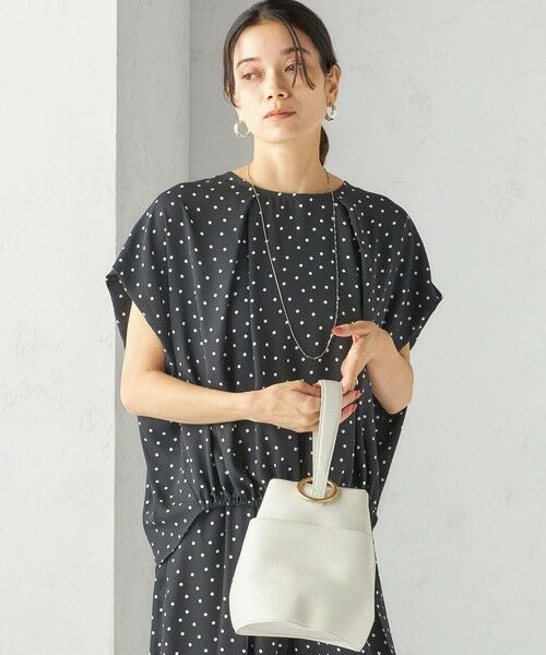 SHIPS / シップス シャツ・ブラウス | 〈手洗い可能/接触冷感〉アムンゼン ドット ドルマン ブラウス | 詳細13