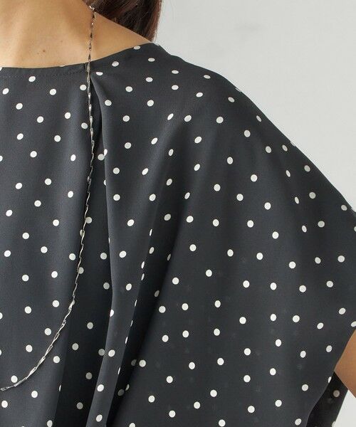 SHIPS / シップス シャツ・ブラウス | 〈手洗い可能/接触冷感〉アムンゼン ドット ドルマン ブラウス | 詳細14