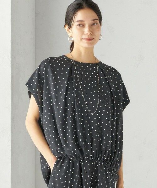 SHIPS / シップス シャツ・ブラウス | 〈手洗い可能/接触冷感〉アムンゼン ドット ドルマン ブラウス | 詳細7