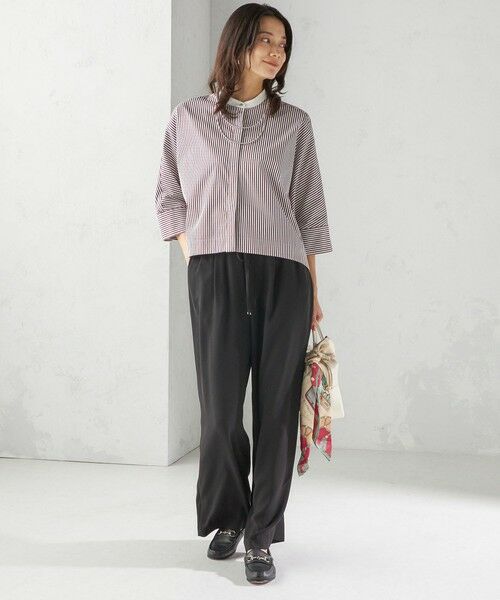 SHIPS / シップス シャツ・ブラウス | 〈手洗い可能〉綿 ポリエステル ストライプ 羽織 シャツ | 詳細1