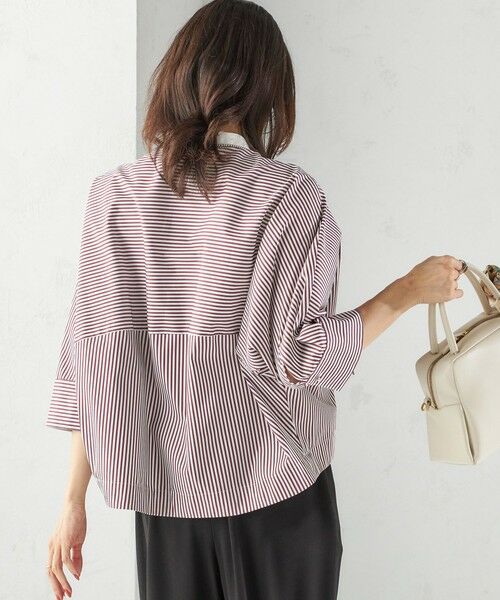 SHIPS / シップス シャツ・ブラウス | 〈手洗い可能〉綿 ポリエステル ストライプ 羽織 シャツ | 詳細11