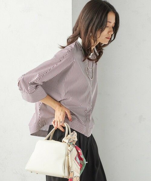 SHIPS / シップス シャツ・ブラウス | 〈手洗い可能〉綿 ポリエステル ストライプ 羽織 シャツ | 詳細12