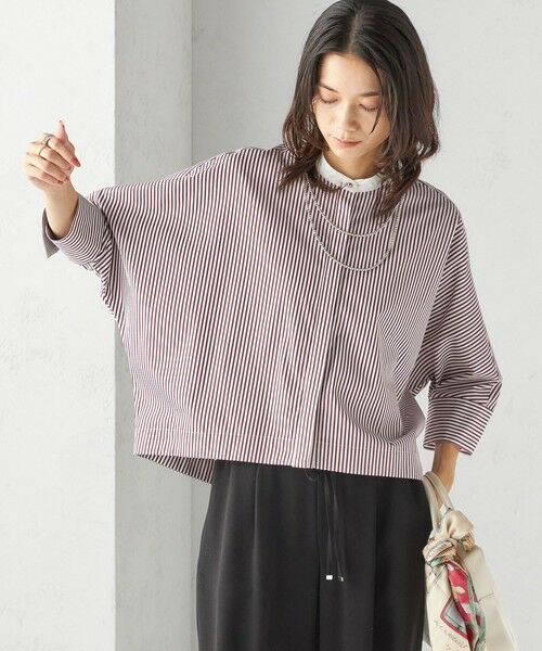 SHIPS / シップス シャツ・ブラウス | 〈手洗い可能〉綿 ポリエステル ストライプ 羽織 シャツ | 詳細14
