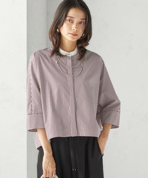 SHIPS / シップス シャツ・ブラウス | 〈手洗い可能〉綿 ポリエステル ストライプ 羽織 シャツ | 詳細8