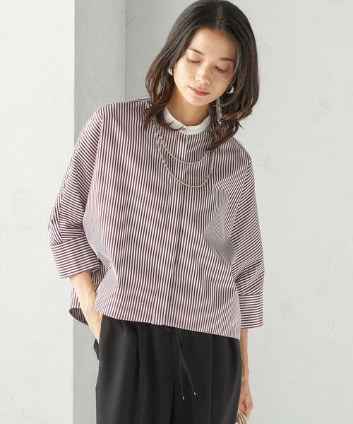 SHIPS / シップス シャツ・ブラウス | 〈手洗い可能〉綿 ポリエステル ストライプ 羽織 シャツ | 詳細9