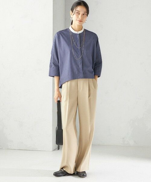 SHIPS / シップス シャツ・ブラウス | 〈手洗い可能〉綿 ポリエステル ストライプ 羽織 シャツ | 詳細17