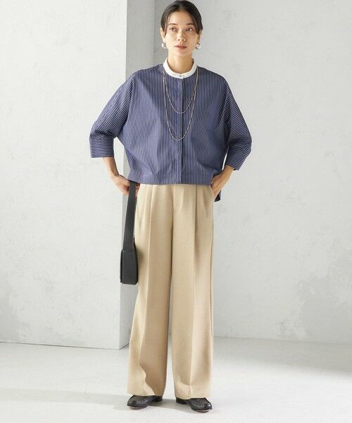 SHIPS / シップス シャツ・ブラウス | 〈手洗い可能〉綿 ポリエステル ストライプ 羽織 シャツ | 詳細18