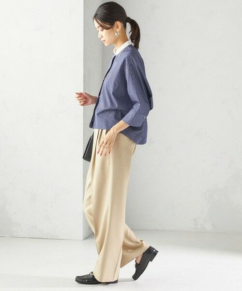 SHIPS / シップス シャツ・ブラウス | 〈手洗い可能〉綿 ポリエステル ストライプ 羽織 シャツ | 詳細19