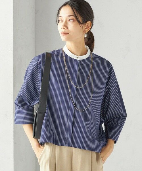 SHIPS / シップス シャツ・ブラウス | 〈手洗い可能〉綿 ポリエステル ストライプ 羽織 シャツ | 詳細23