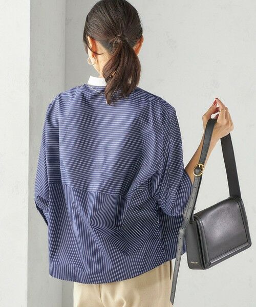 SHIPS / シップス シャツ・ブラウス | 〈手洗い可能〉綿 ポリエステル ストライプ 羽織 シャツ | 詳細26