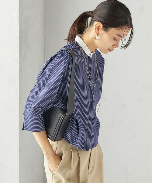 SHIPS / シップス シャツ・ブラウス | 〈手洗い可能〉綿 ポリエステル ストライプ 羽織 シャツ | 詳細27
