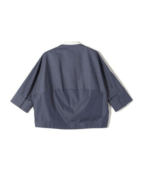 SHIPS / シップス シャツ・ブラウス | 〈手洗い可能〉綿 ポリエステル ストライプ 羽織 シャツ | 詳細30