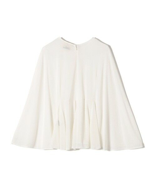 SHIPS / シップス シャツ・ブラウス | troisiemeCHACO:〈洗濯機可能〉シアー ケープ ブラウス | 詳細13