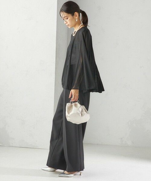 SHIPS / シップス シャツ・ブラウス | troisiemeCHACO:〈洗濯機可能〉シアー ケープ ブラウス | 詳細21