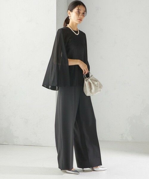 SHIPS / シップス シャツ・ブラウス | troisiemeCHACO:〈洗濯機可能〉シアー ケープ ブラウス | 詳細22