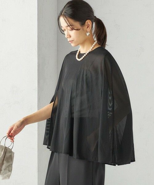 SHIPS / シップス シャツ・ブラウス | troisiemeCHACO:〈洗濯機可能〉シアー ケープ ブラウス | 詳細26