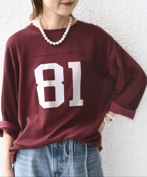 SHIPS / シップス Tシャツ | 【SHIPS別注】81BRANCA:ナンバリング TEE | 詳細5