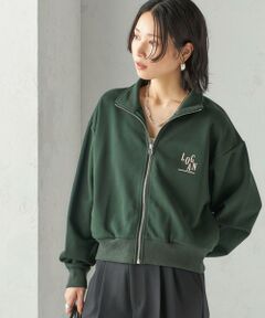 SHIPS / シップス スウェット | 【SHIPS別注】LOGAN KNITTING MILLS:プリント ジップ プルオーバー
