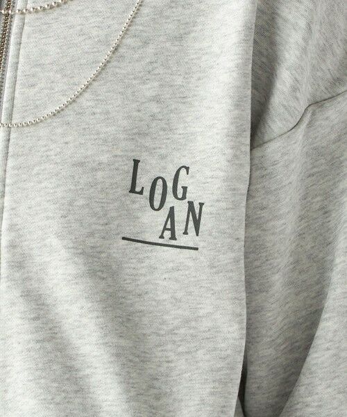 SHIPS / シップス スウェット | 【SHIPS別注】LOGAN KNITTING MILLS:プリント ジップ プルオーバー | 詳細13