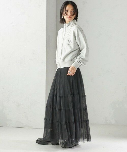 SHIPS / シップス スウェット | 【SHIPS別注】LOGAN KNITTING MILLS:プリント ジップ プルオーバー | 詳細2