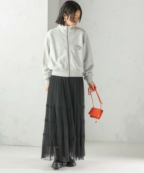 SHIPS / シップス スウェット | 【SHIPS別注】LOGAN KNITTING MILLS:プリント ジップ プルオーバー | 詳細5