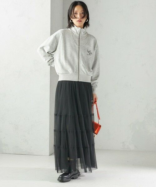 SHIPS / シップス スウェット | 【SHIPS別注】LOGAN KNITTING MILLS:プリント ジップ プルオーバー | 詳細6