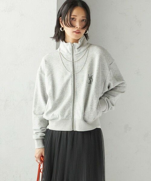 SHIPS / シップス スウェット | 【SHIPS別注】LOGAN KNITTING MILLS:プリント ジップ プルオーバー | 詳細7