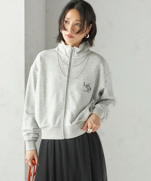 SHIPS / シップス スウェット | 【SHIPS別注】LOGAN KNITTING MILLS:プリント ジップ プルオーバー | 詳細8