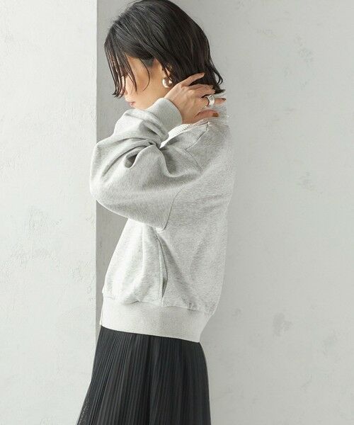 SHIPS / シップス スウェット | 【SHIPS別注】LOGAN KNITTING MILLS:プリント ジップ プルオーバー | 詳細9