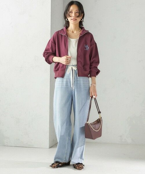 SHIPS / シップス スウェット | 【SHIPS別注】LOGAN KNITTING MILLS:プリント ジップ プルオーバー | 詳細21